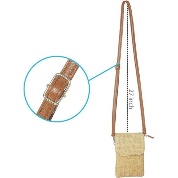 Roomy Pockets Small Crossbody Bags Cell Phone Wallet Purses for Women - Picture 4 of 7